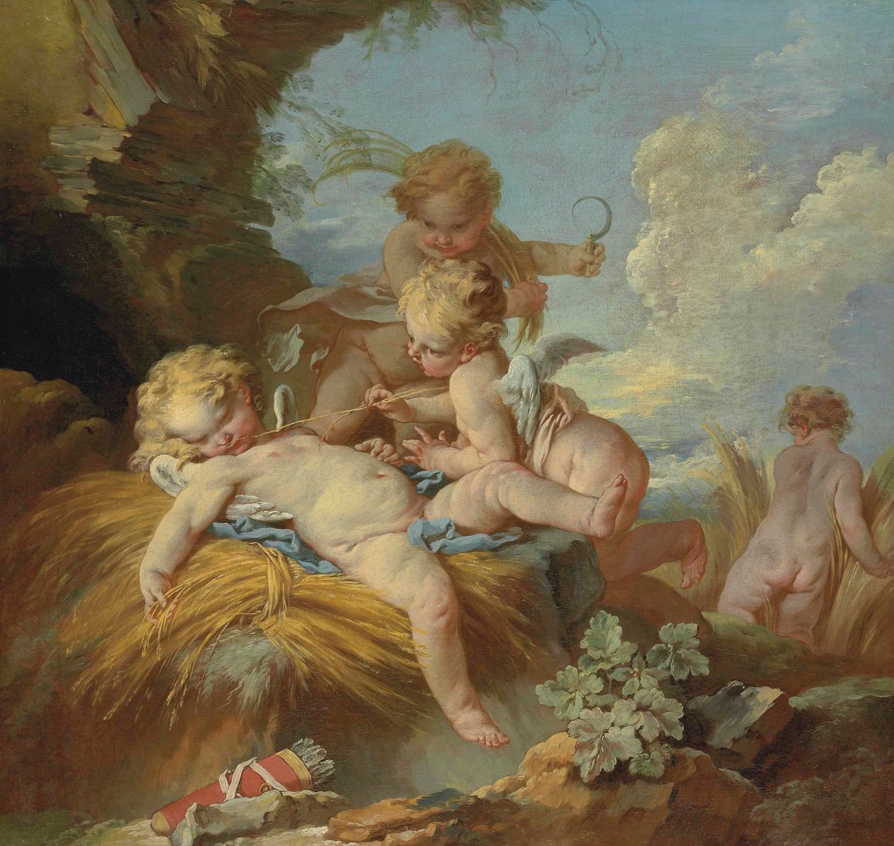 Boucher - Den høstede kærlighed, Ananoff og Wildenstein, 63 af François Boucher