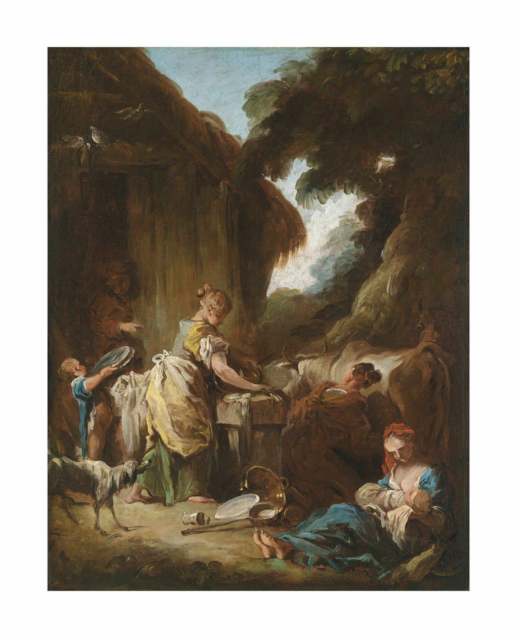 Slagter - La Ferme af François Boucher