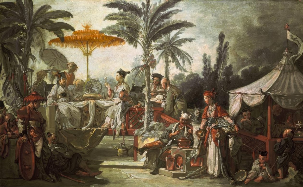 Chinoiserie: Kejserens fest af François Boucher