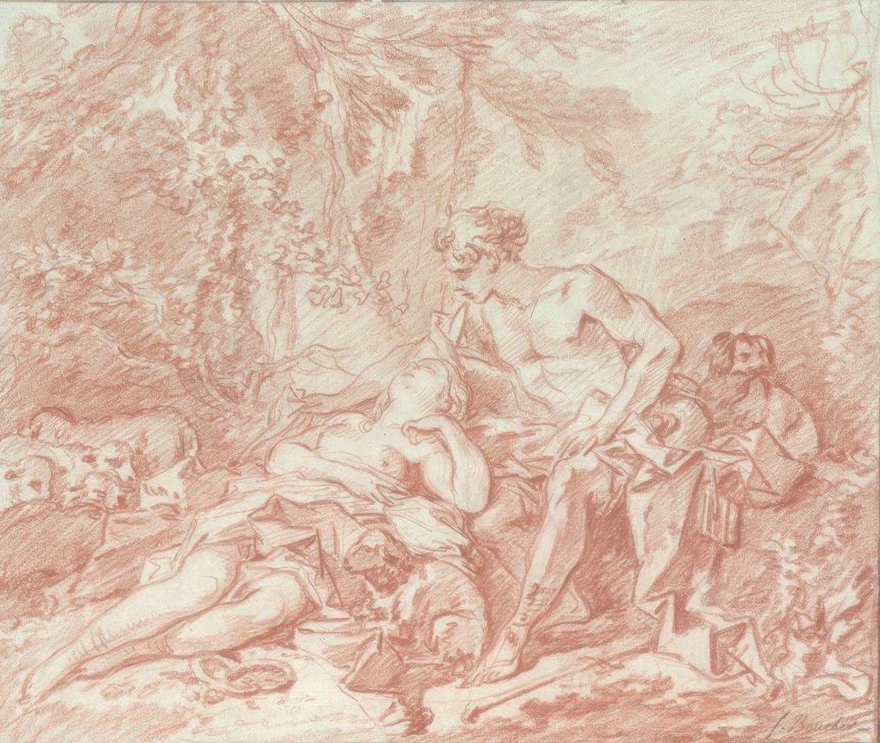 Daphnis og Chloe af François Boucher