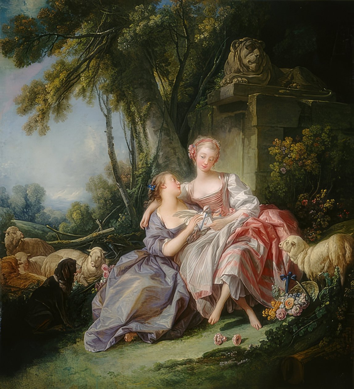 Kærlighedsbrevet. 1750 af François Boucher