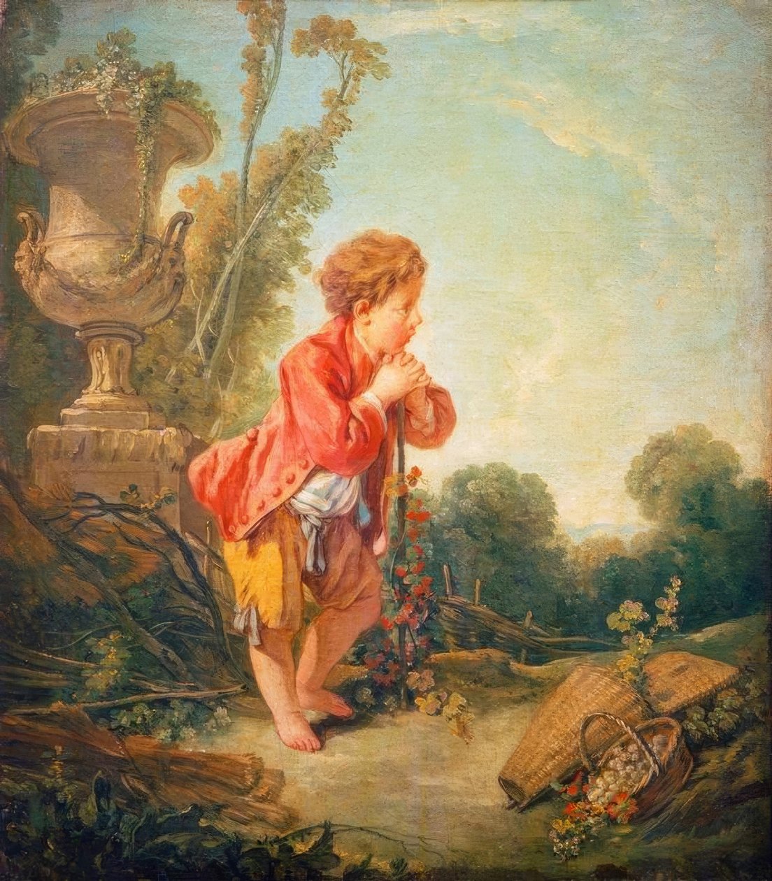 Den lille vinmager af François Boucher