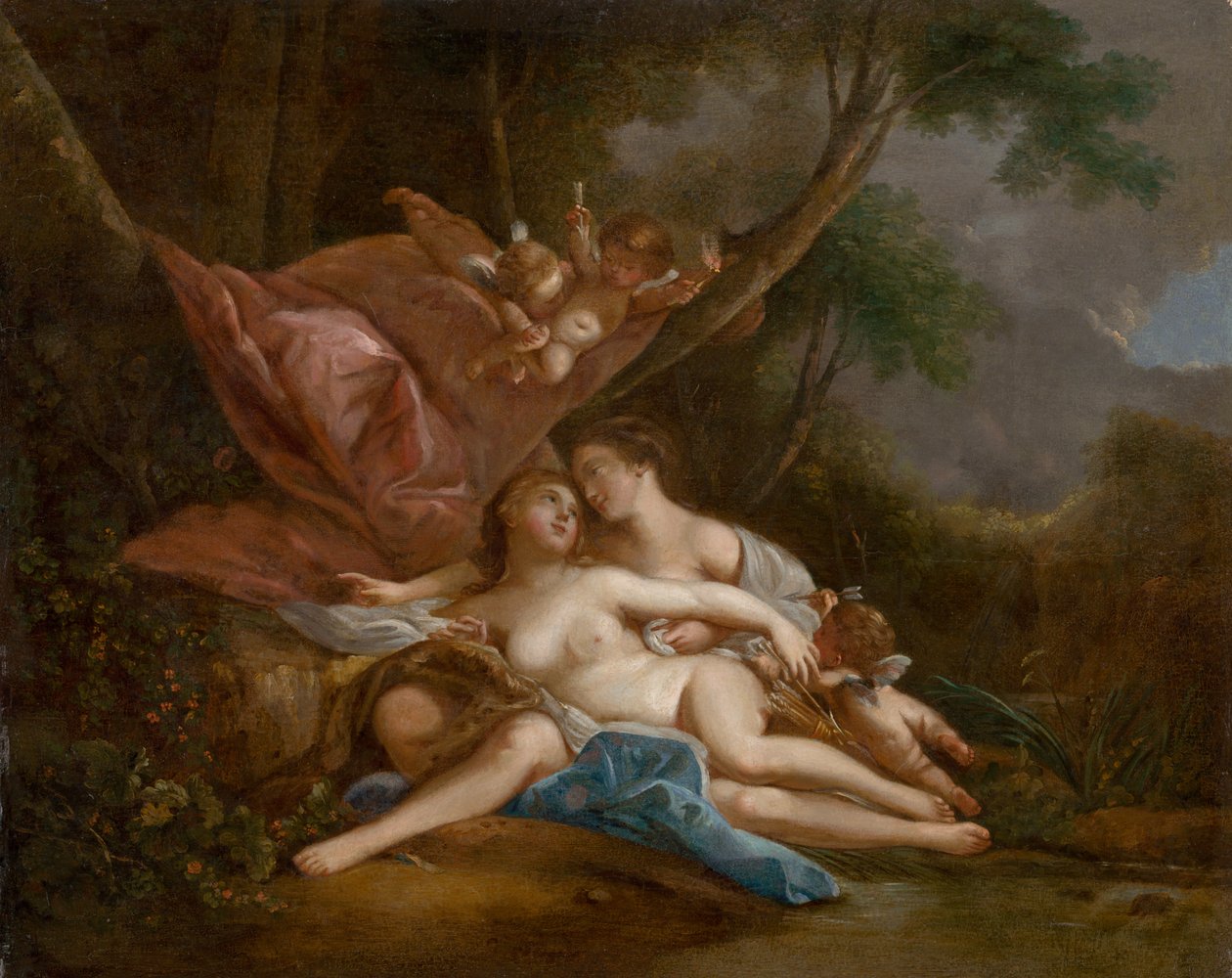 Diana og Callisto, 1760. af François Boucher