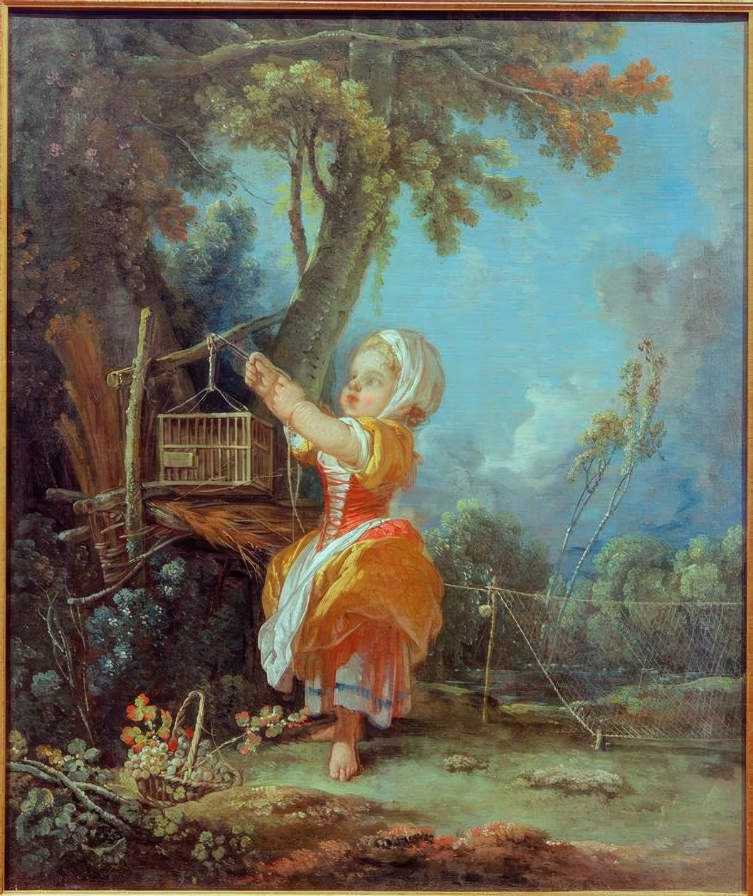 Den lille fuglefanger af François Boucher