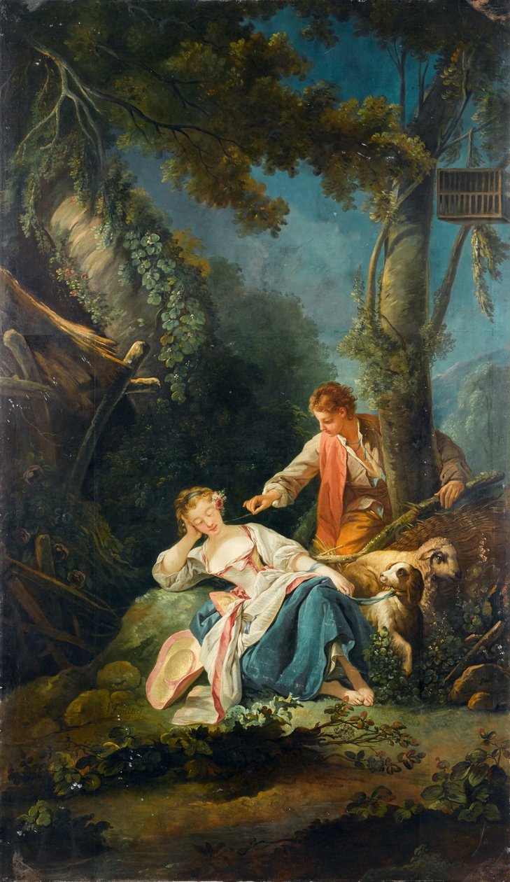 Aften eller den afbrudte søvn af François Boucher