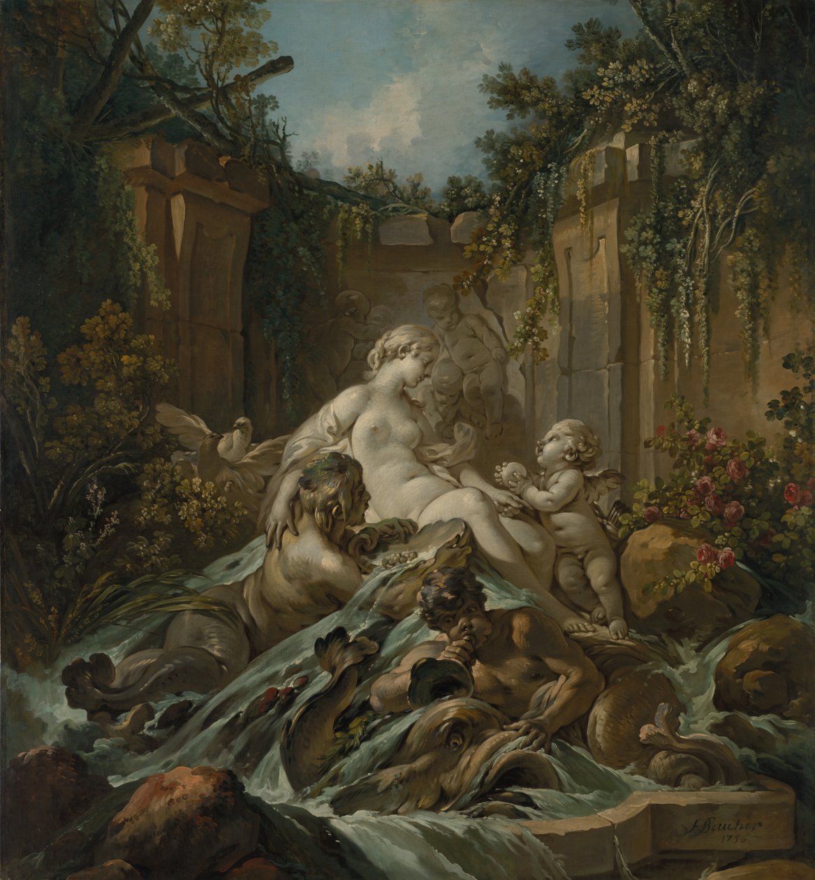 Venus-fontænen, 1756. af François Boucher