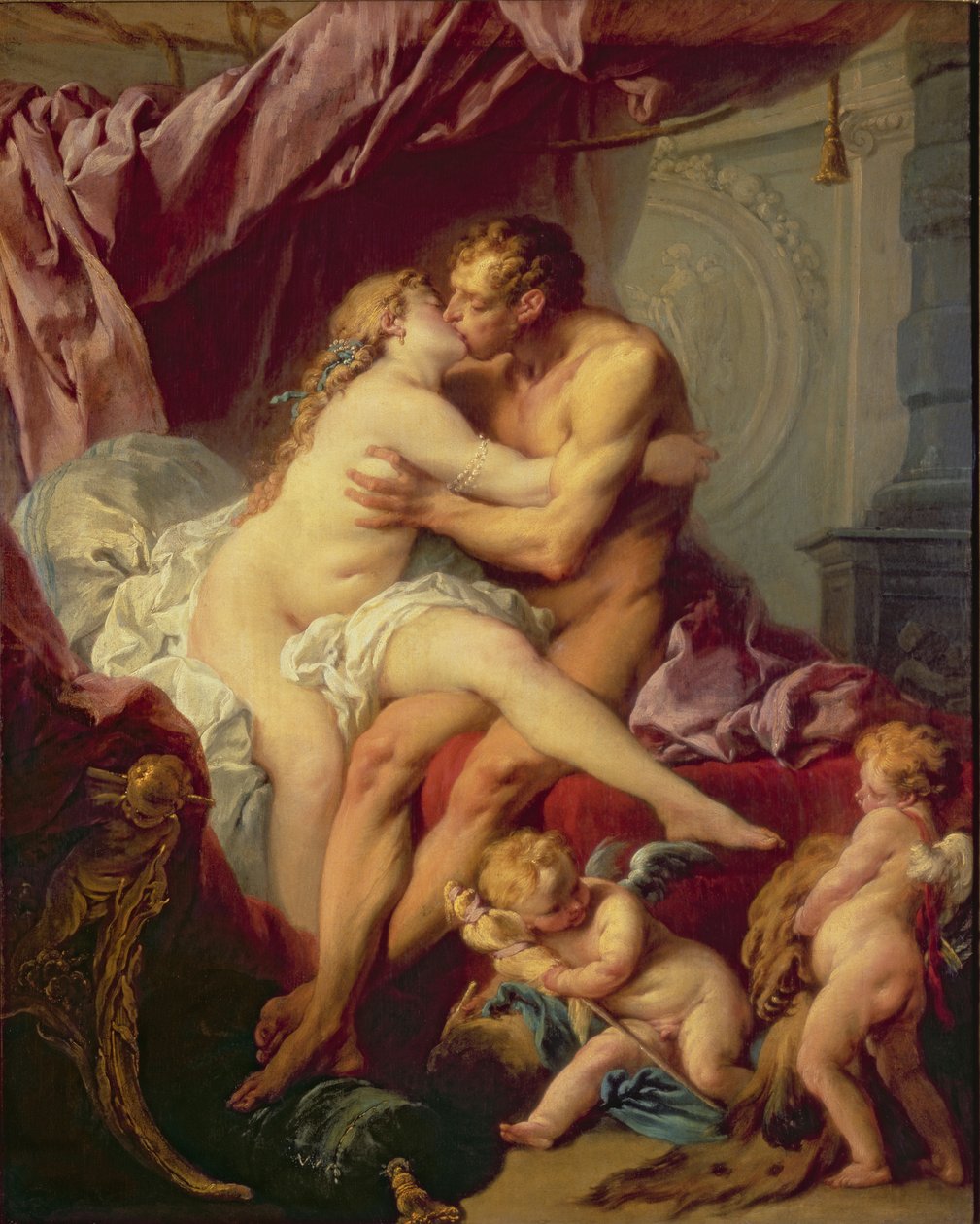 Hercules og Omphale af François Boucher