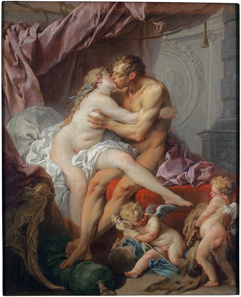 Herkules og Omphale af François Boucher