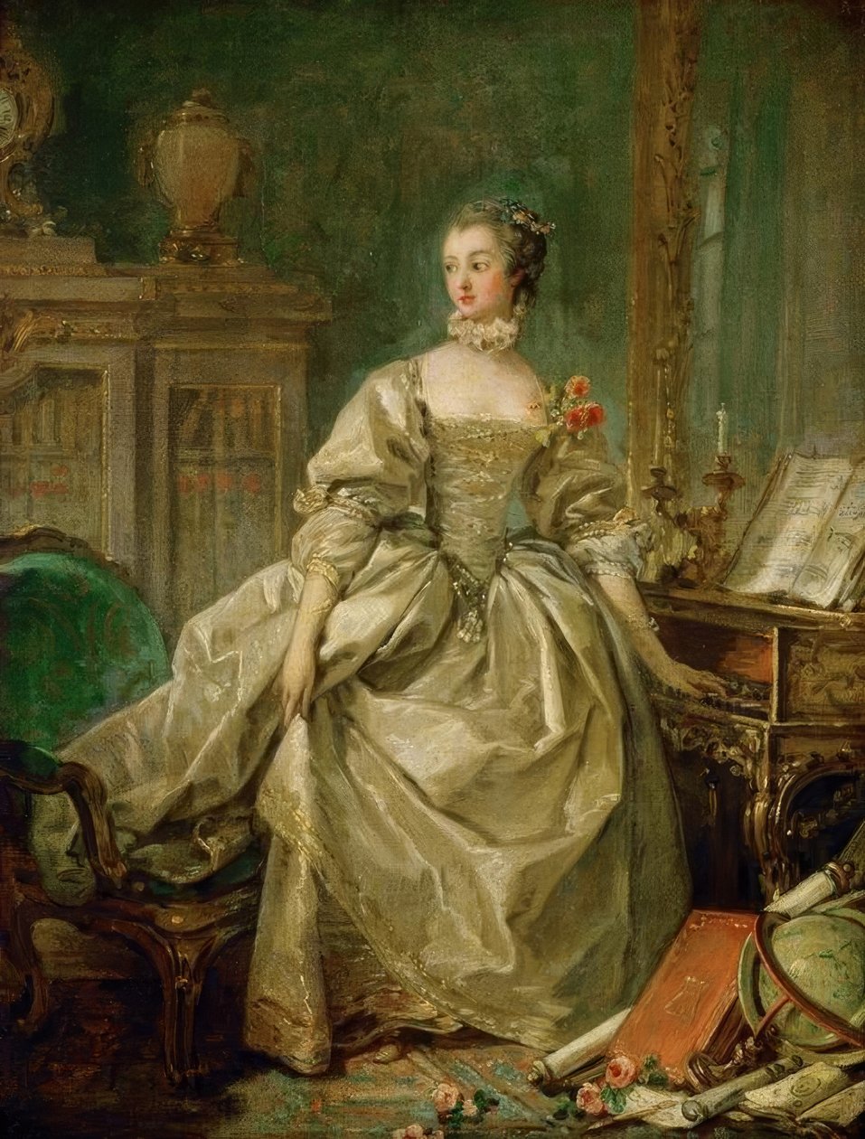 Marquise de Pompadour af François Boucher