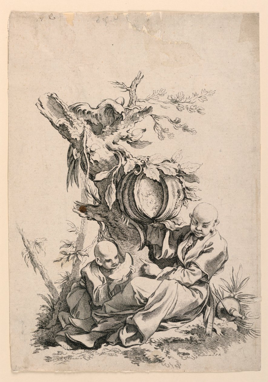 Le Gout (Smag) fra serien Les Cinq Senses (The Five Senses) af François Boucher