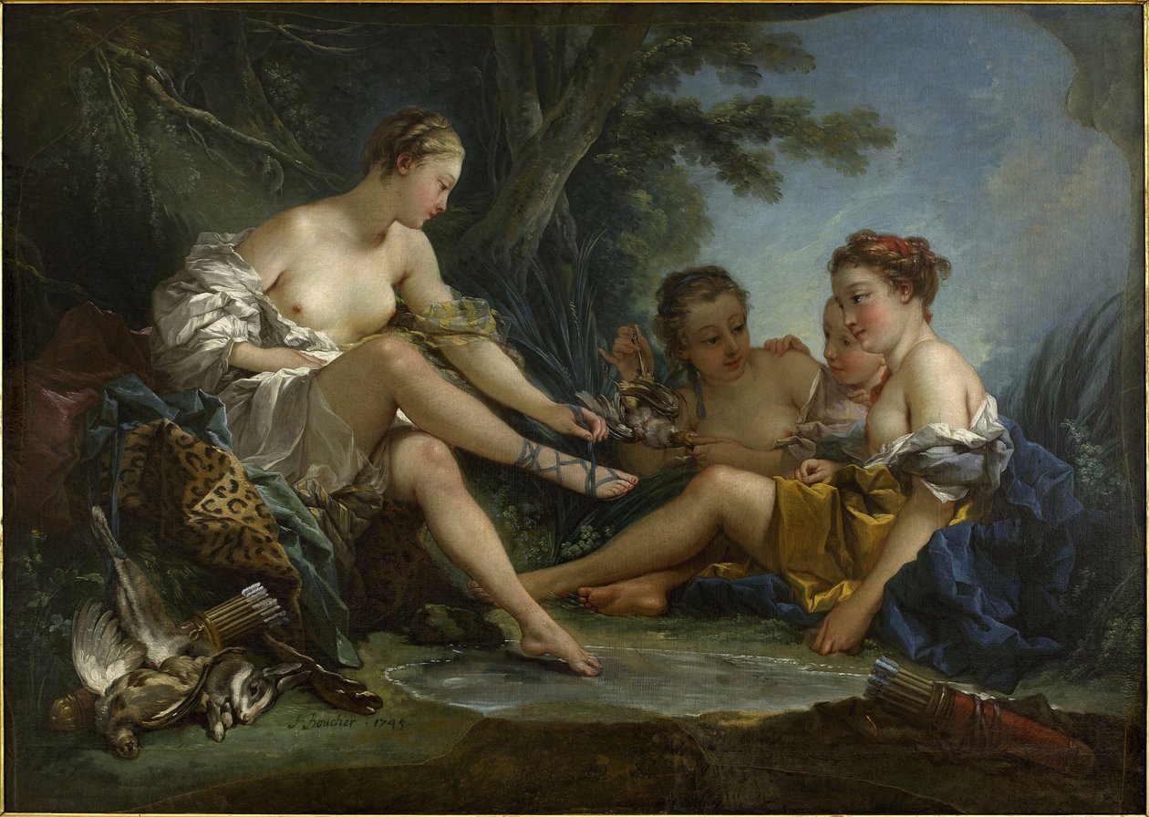 Le Repos des nymphes au retour de la chasse, også kendt som Le Retour de chasse de Diane af François Boucher