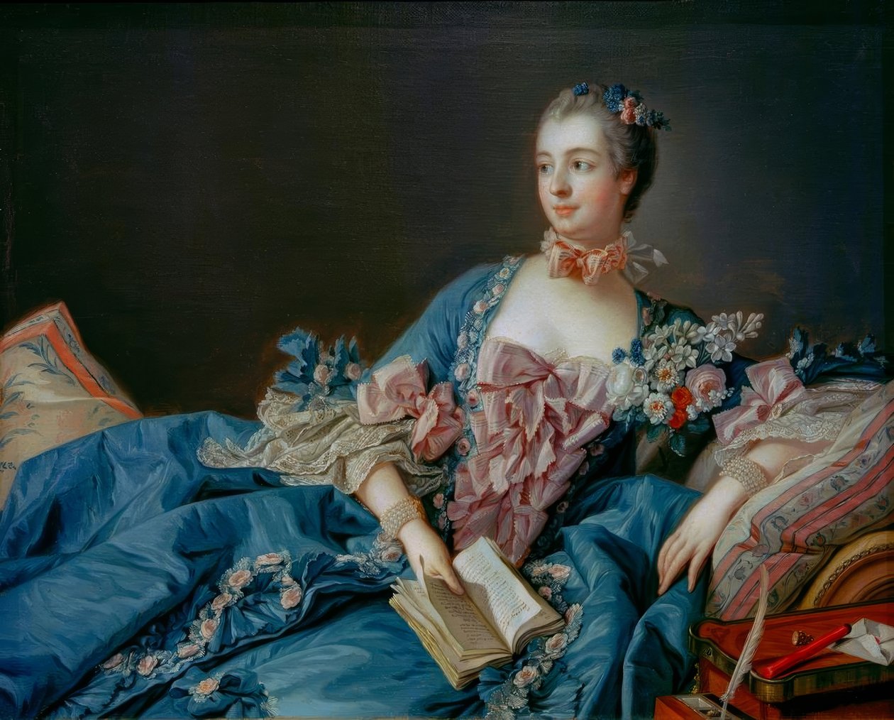 Madame de Pompadour af François Boucher