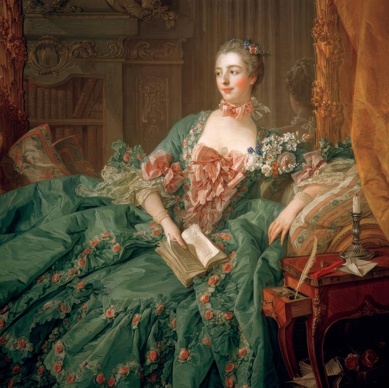 Madame de Pompadour af François Boucher