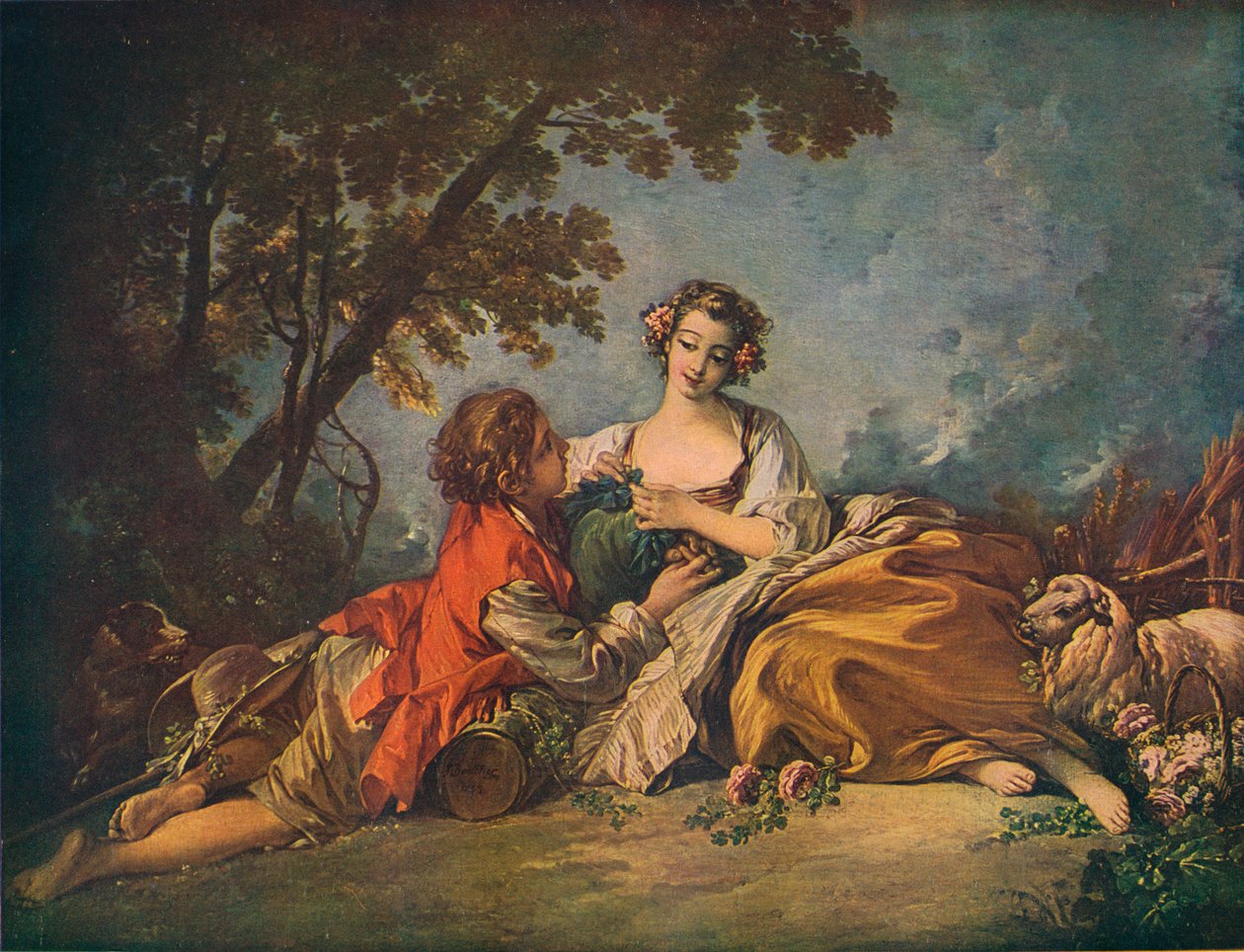 Pastoralfag, 1700-tallet af François Boucher