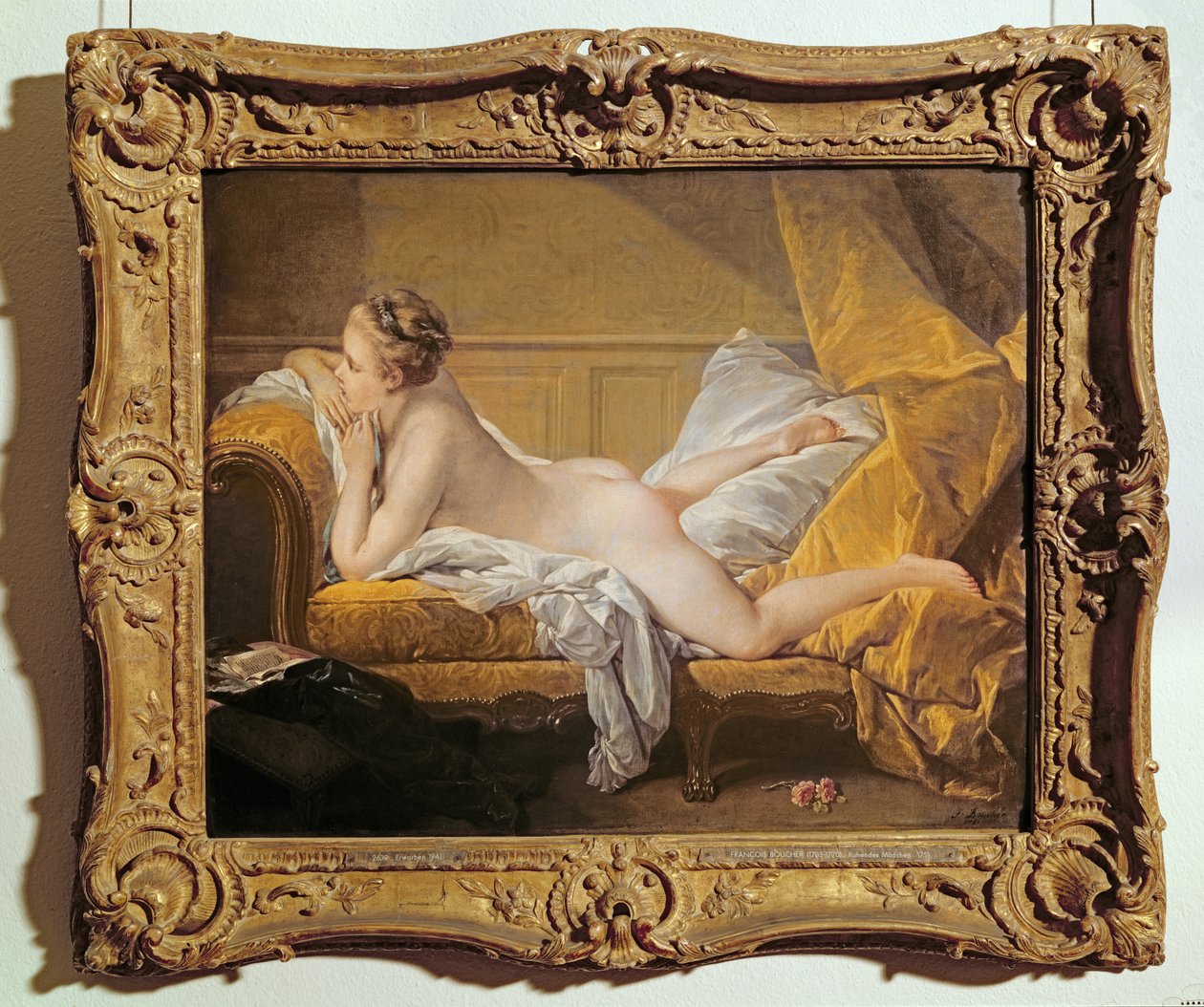 Liggende nøgen (Miss OMurphy) af François Boucher