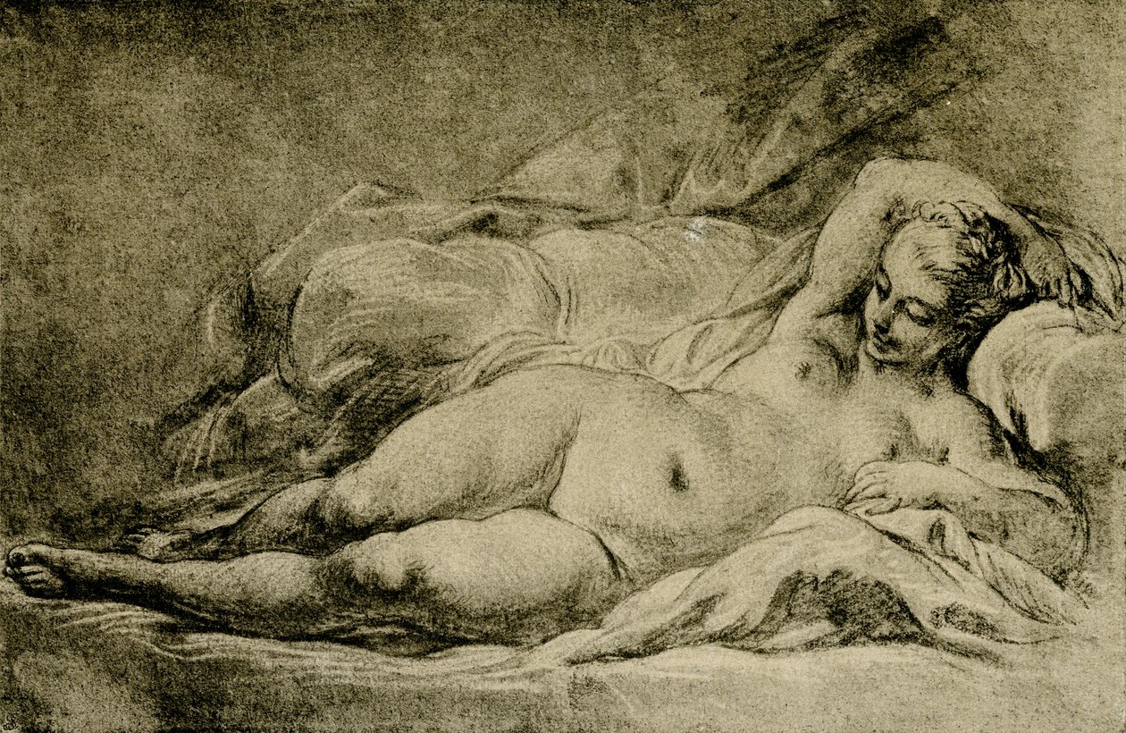 Tilbagelænet Venus af François Boucher