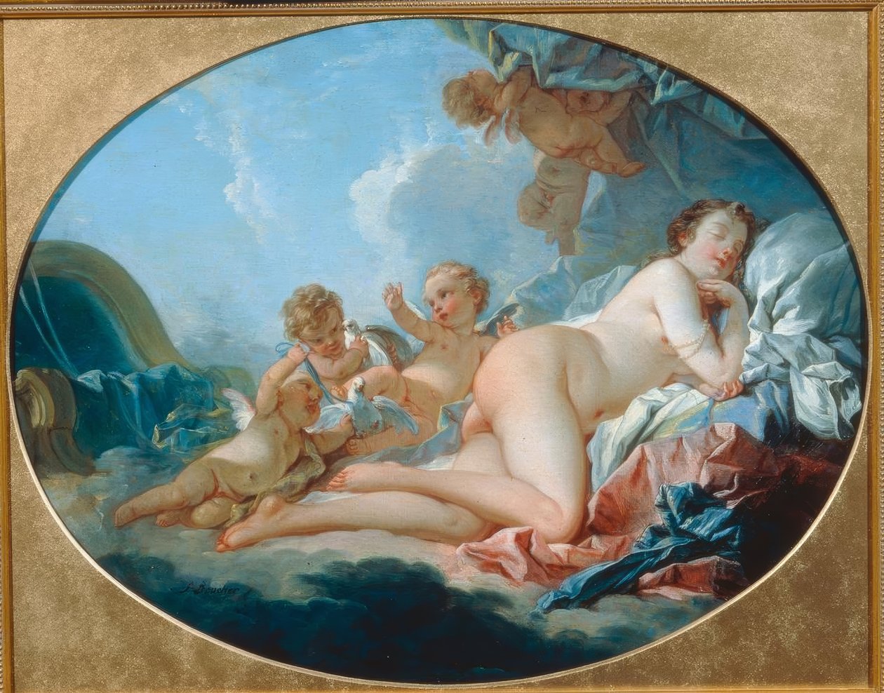 Sovende Venus af François Boucher