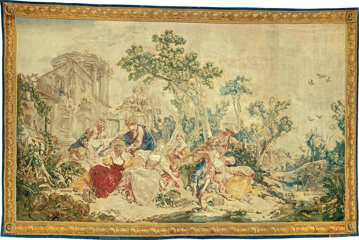 Fuglefangeren, fra The Noble Pastoral af François Boucher