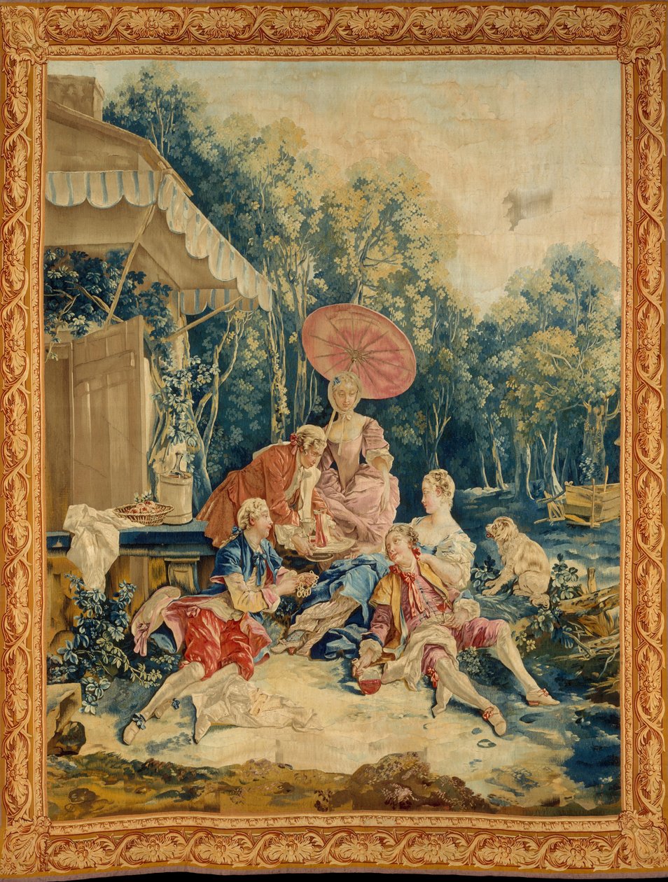 Samlingen fra et sæt af de italienske landsbyscener af François Boucher