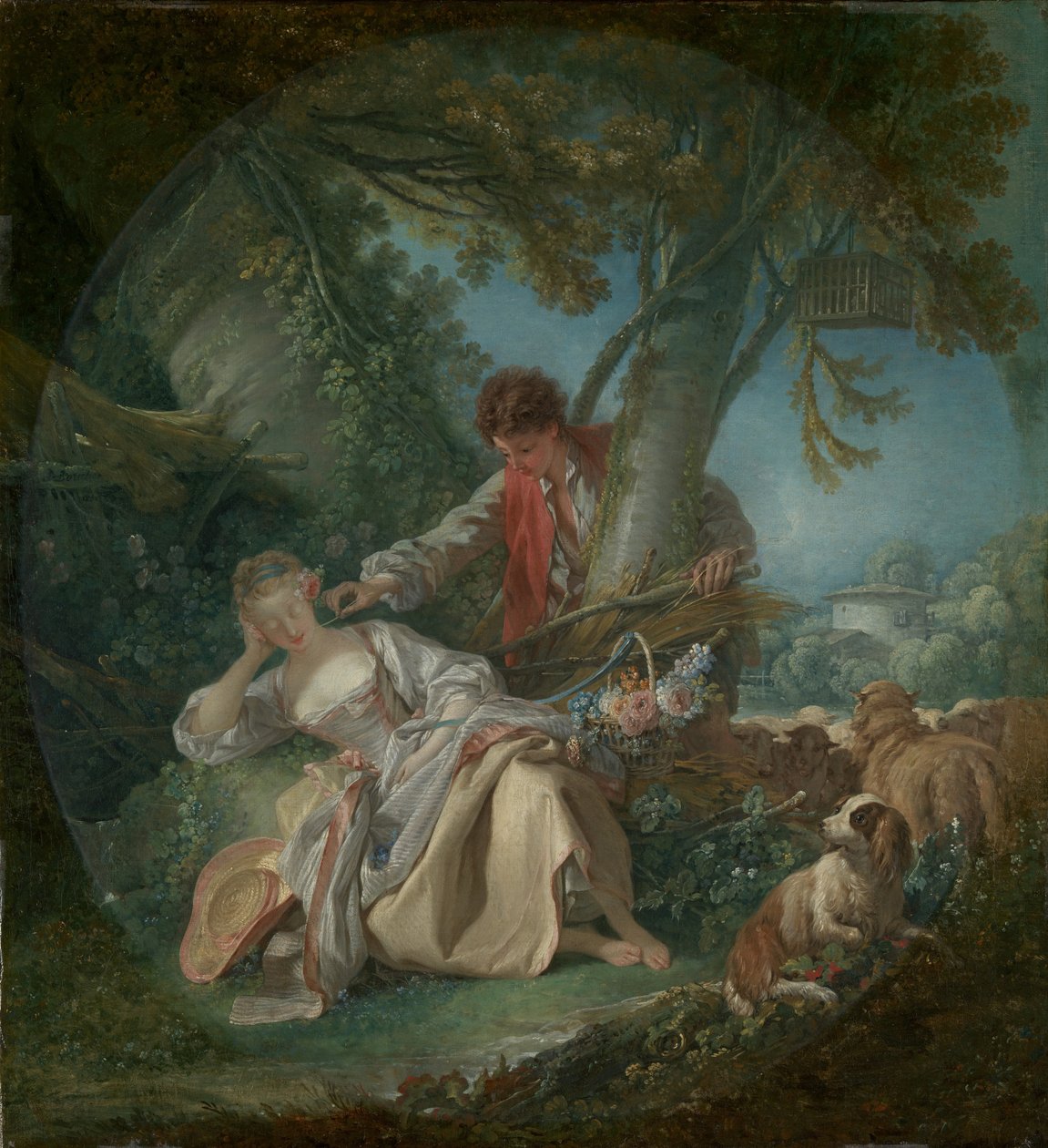 Den afbrudte søvn, 1750 af François Boucher