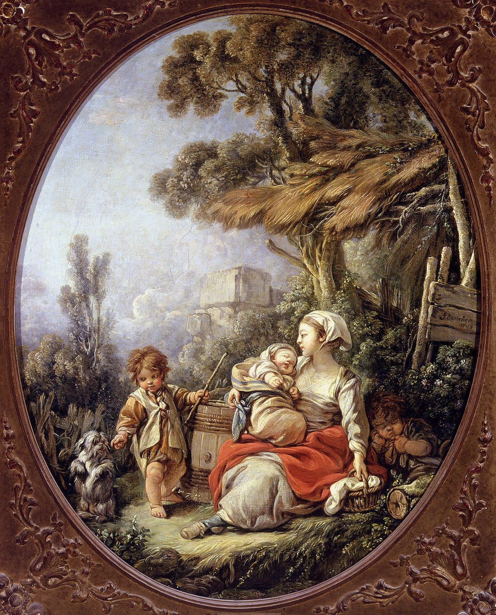 De små hunde danser af François Boucher