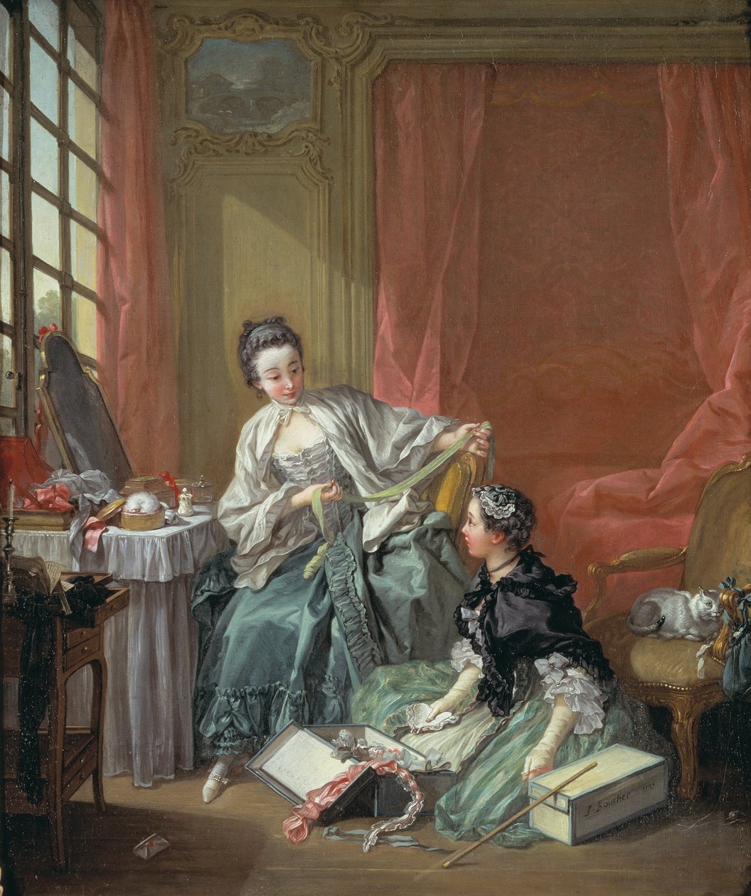 The Milliner, 1746 af François Boucher