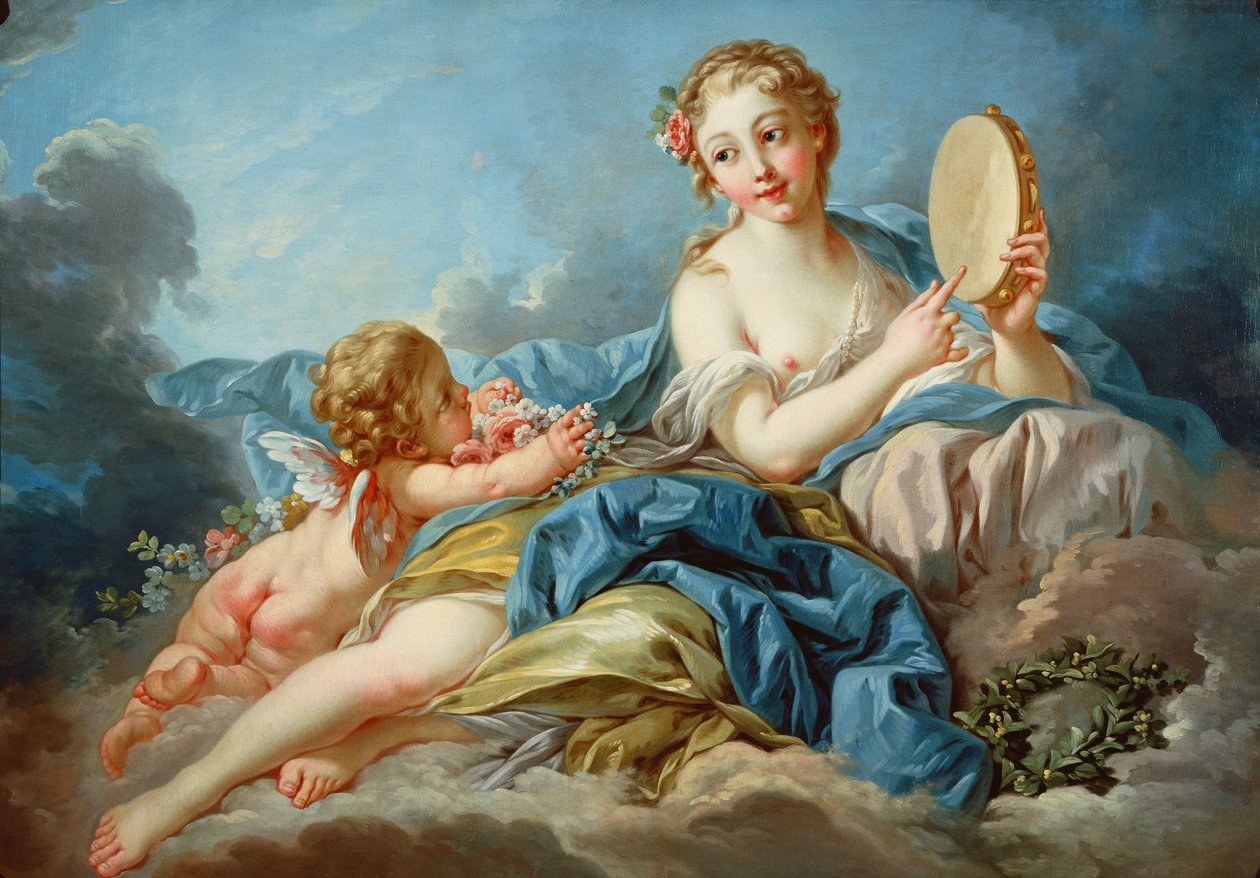 Muse Terpsichore af François Boucher