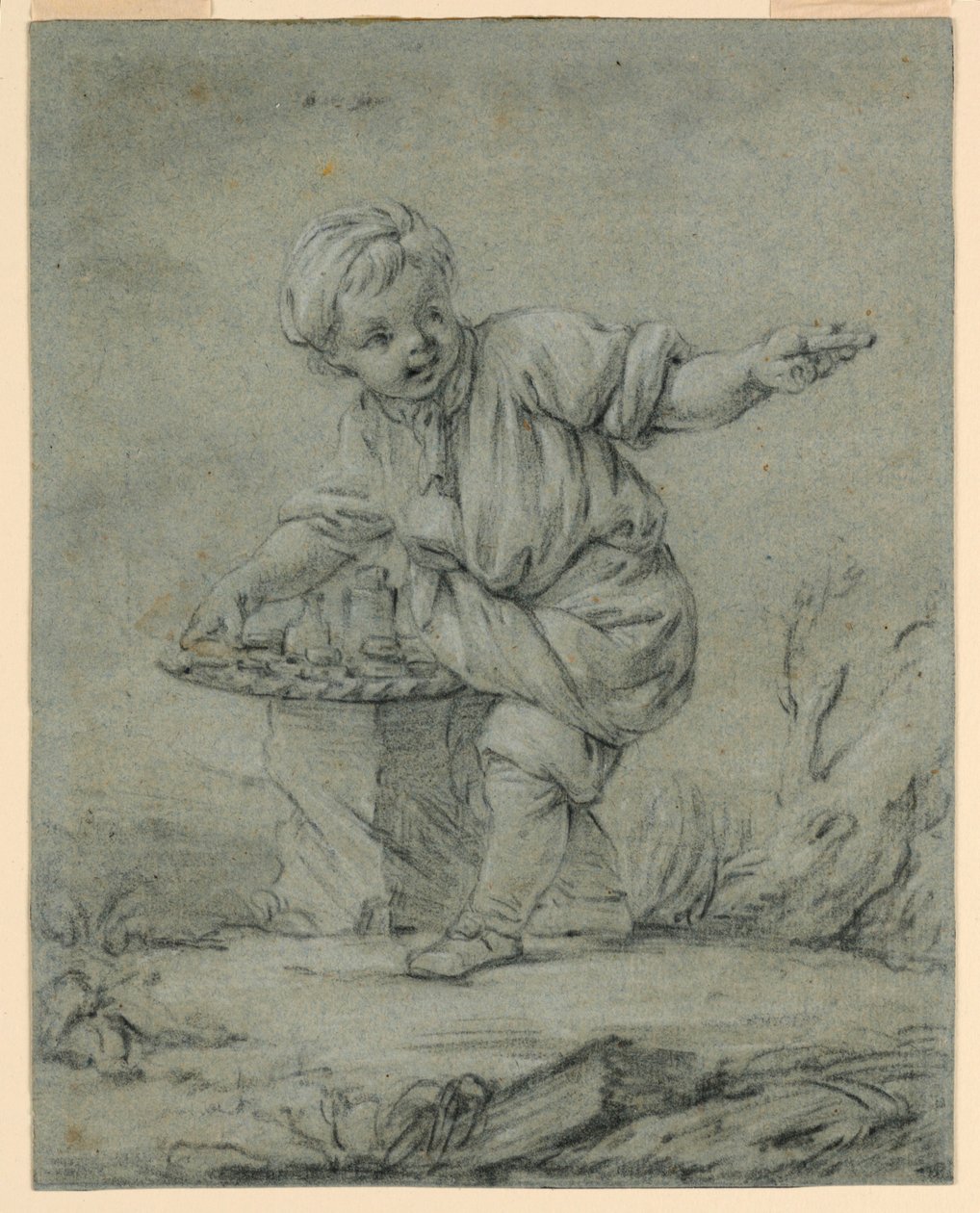 Den ungdommelige sælger af François Boucher