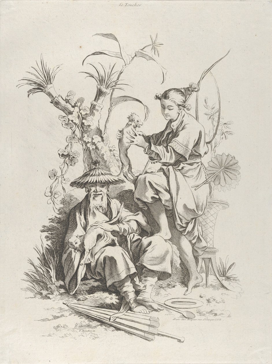 Touch, 1720-70. af François Boucher