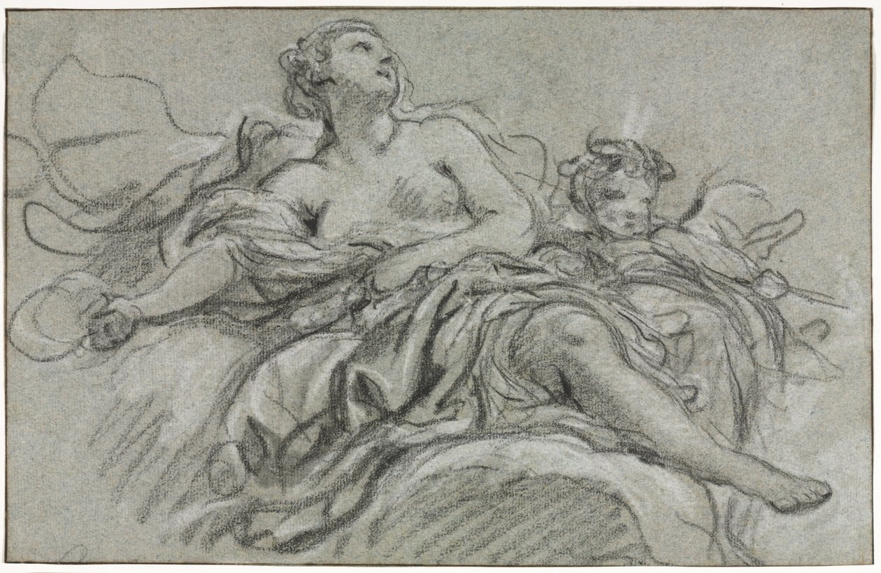 Venus og Amor, andet eller tredje kvartal 1700-tallet. af François Boucher