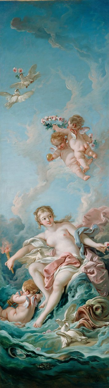 Venus på bølgerne af François Boucher