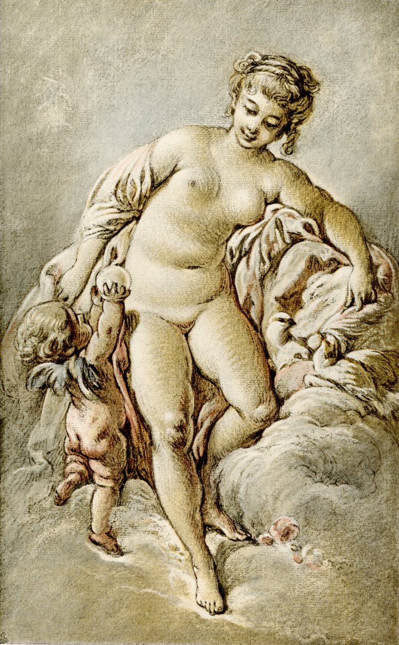 Venus med duerne af François Boucher