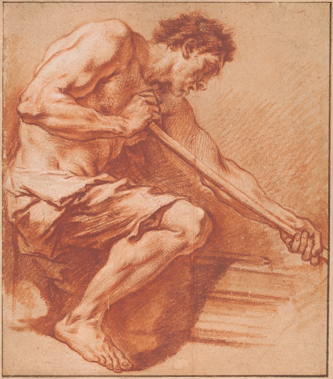 Arbejder i en Smedje af François Boucher