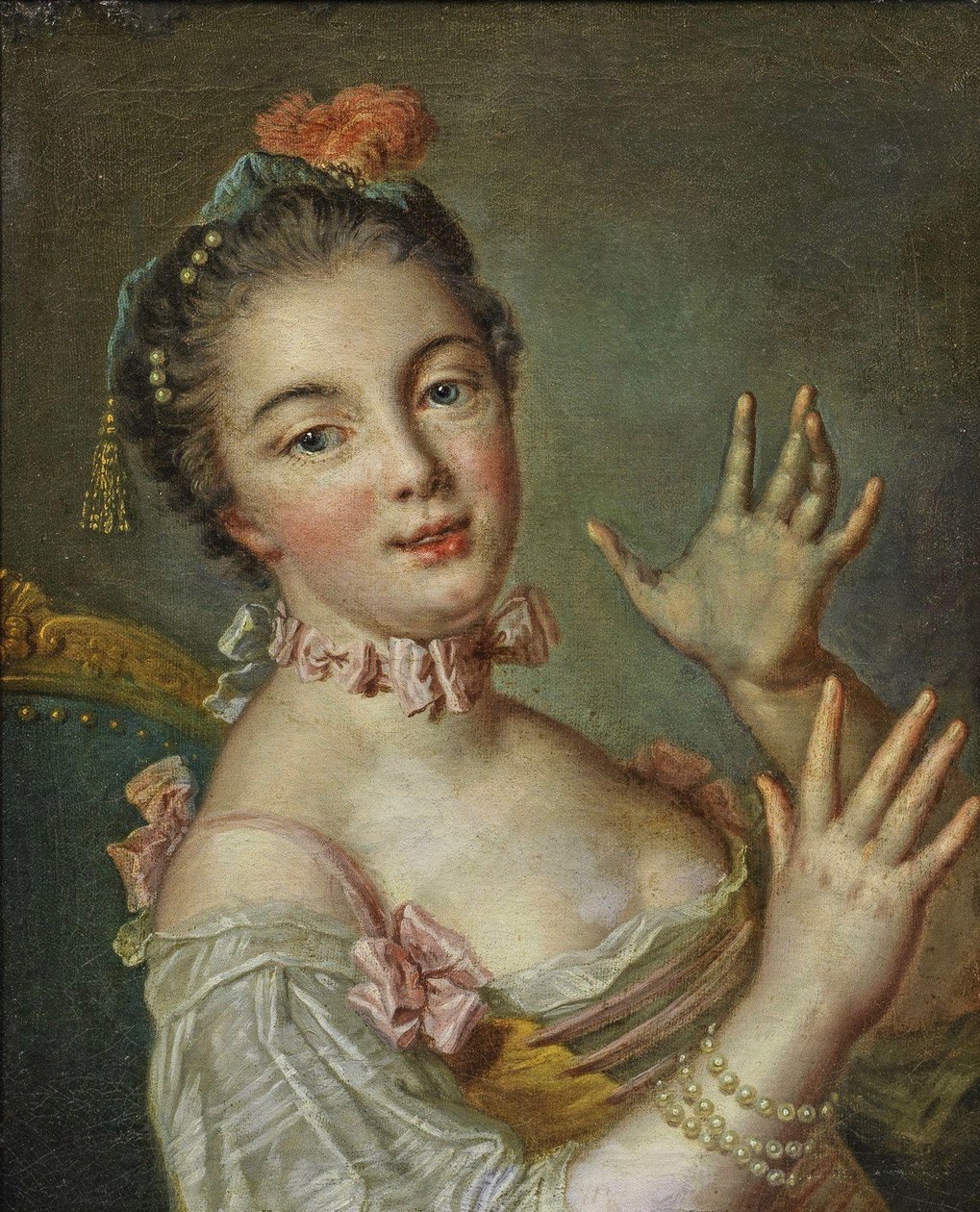 Ung dame af François Boucher