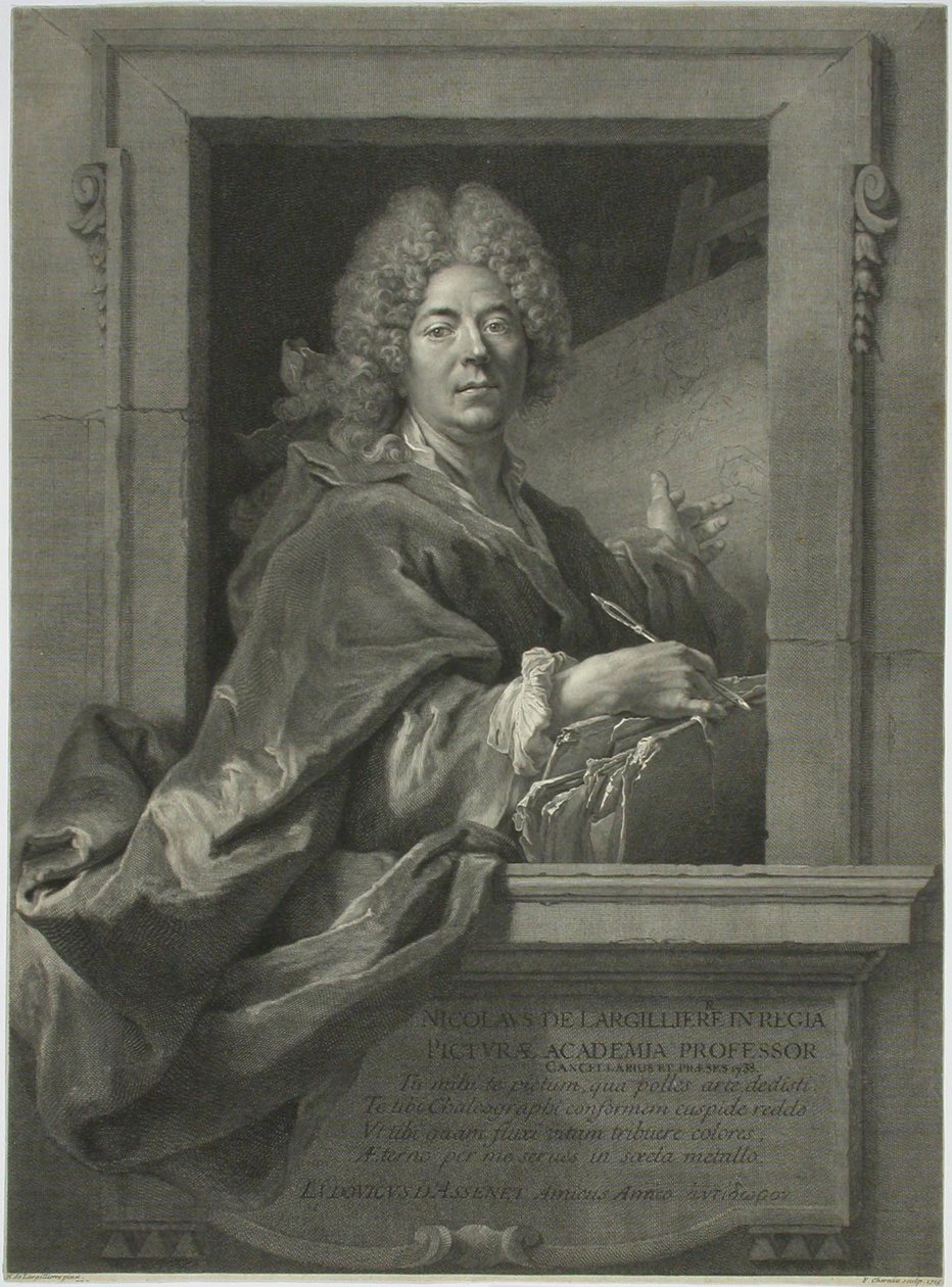 Nicolas de Largilliere af François Chereau
