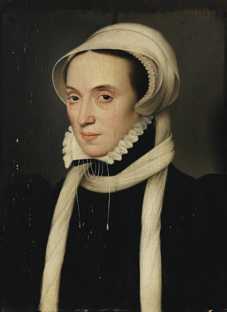 Christina af Danmark, hertuginde af Milano, 1558 af François Clouet