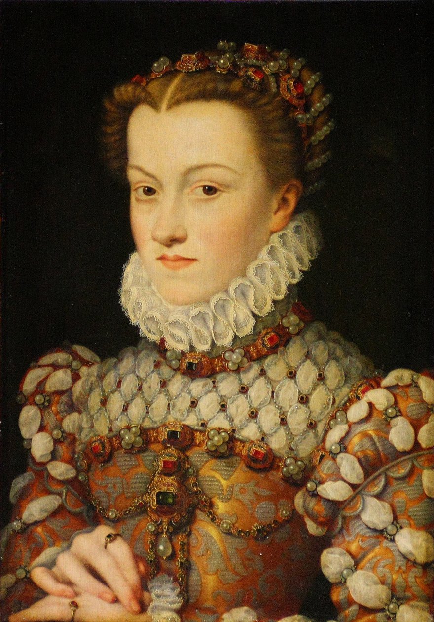 Elisabeth af Østrig 15541592, dronning af Frankrig, ca 1571-1572 af François Clouet