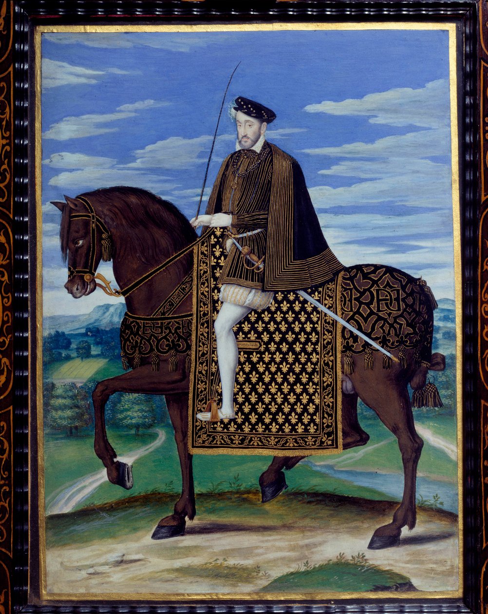 Rytterportræt af Henrik II af François Clouet