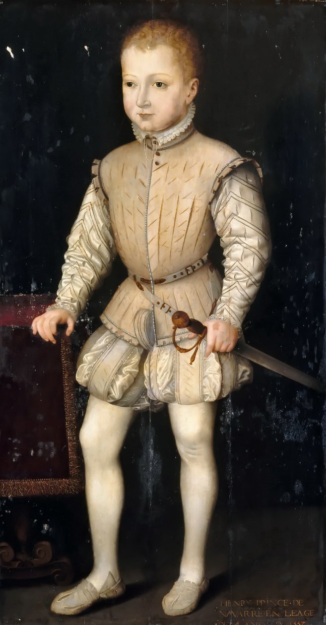 Henrik IV af Frankrig som barn af François Clouet