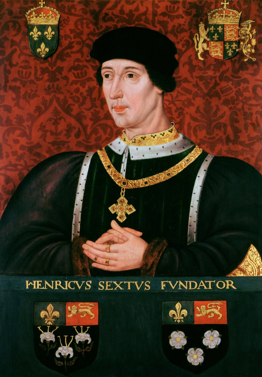 Portræt af Henrik VI af England (1421-71) af François Clouet