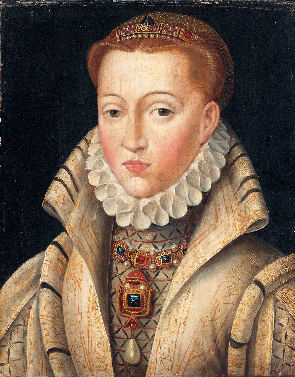 Portræt af en dame, tidligere identificeret som Lady Jane Gray af François Clouet