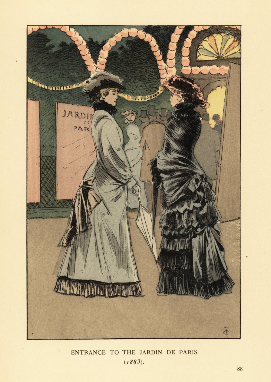 Indgang til Jardin de Paris af François Courboin