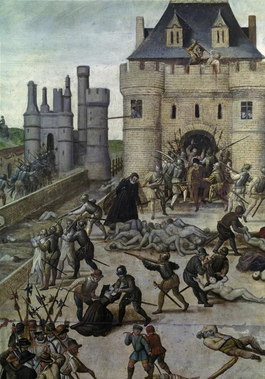 Bartholomæusdag-massakren af Francois Dubois