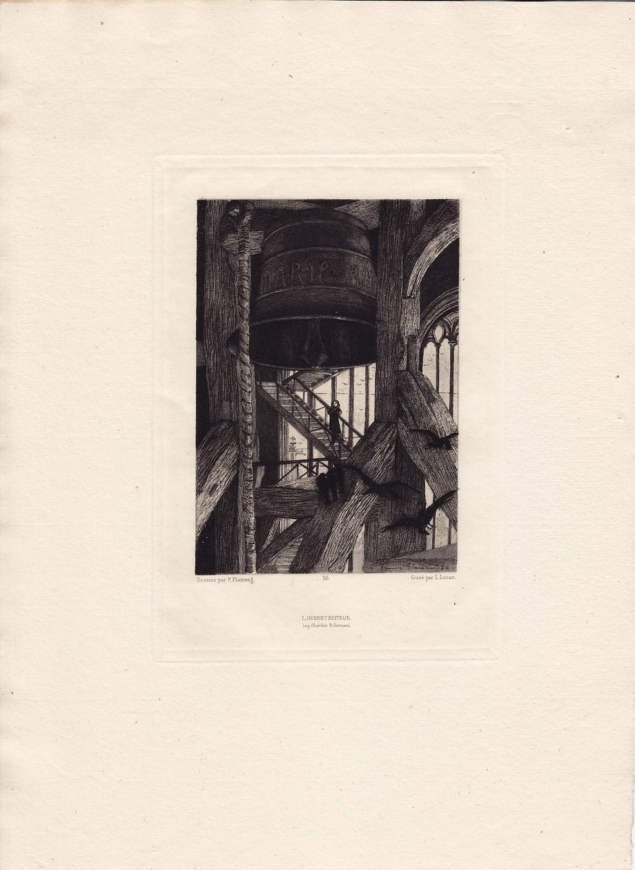 François Flameng - Victor Hugo - Skumringssange - Klokken af Francois Flameng