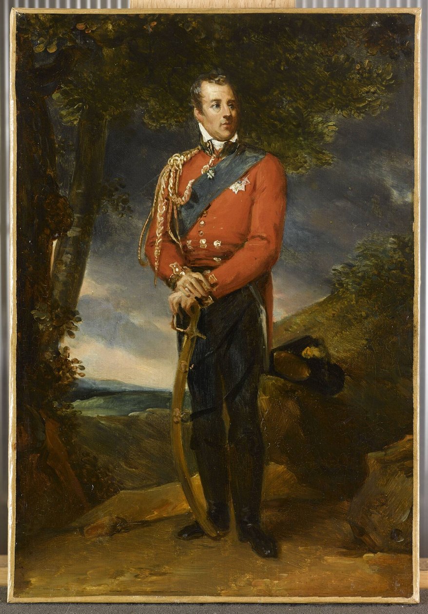 Fransk:  Arthur Wellesley, duc de Wellington (1769-1852) Arthur Wellesley, hertug af Wellington (1769-1852) af François Gérard