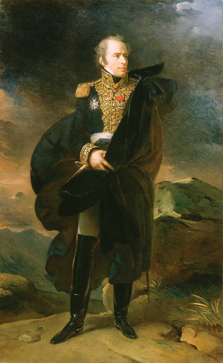 Fransk: Portrait de Maximilien-Sébastien Foy af François Gérard