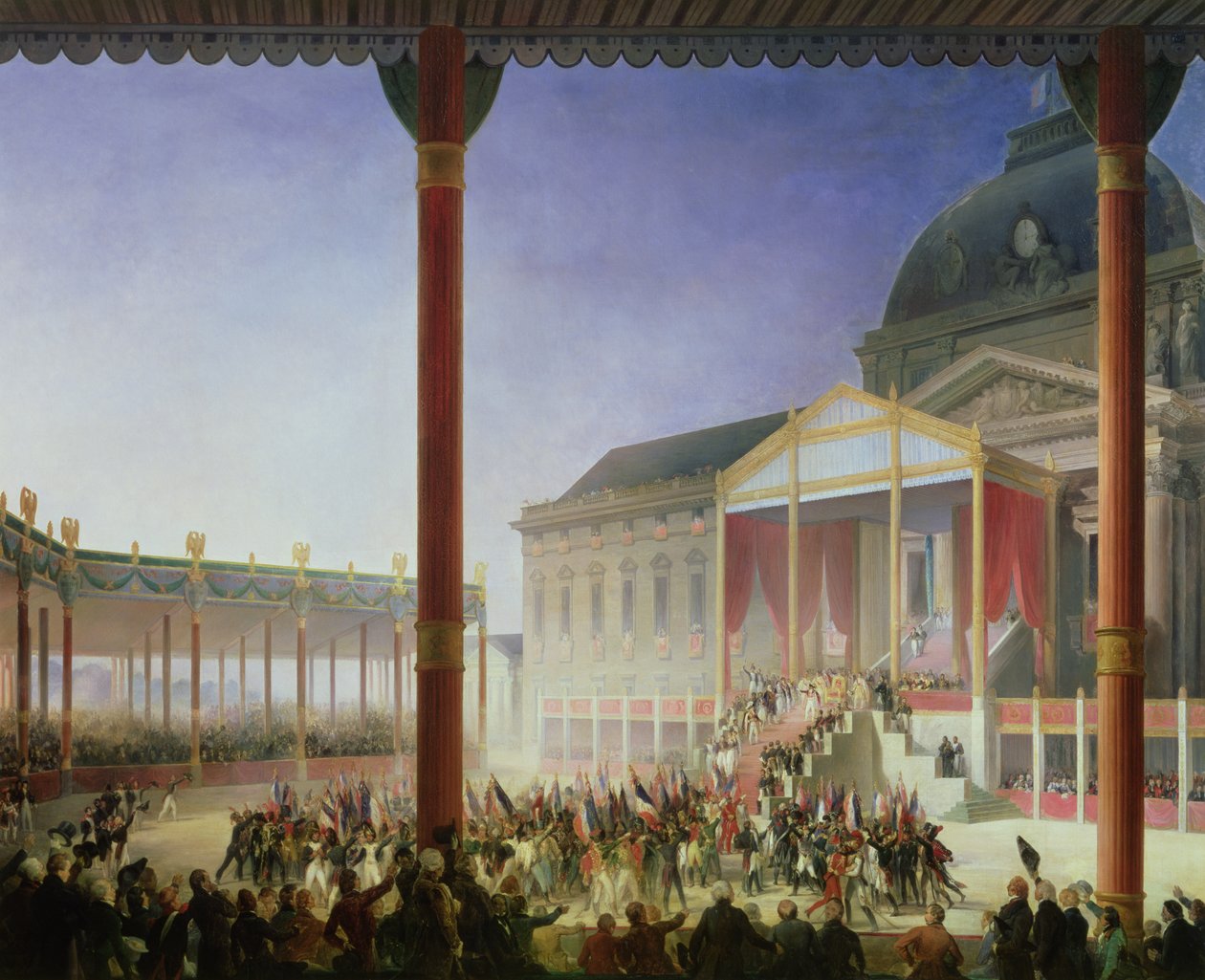 Forsamling af Champ de Mai, 1. juni 1815 af François Joseph Heim