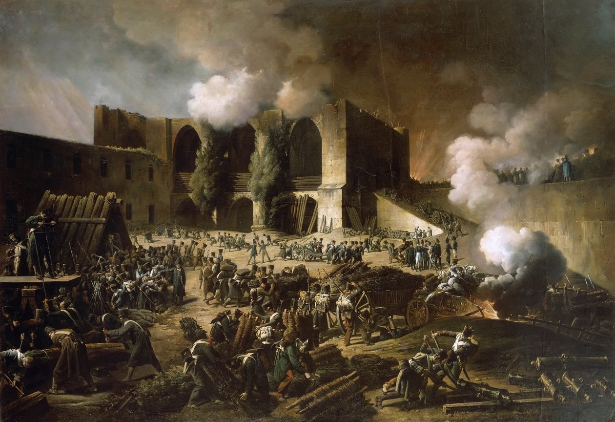 Forsvaret af slottet Burgos i oktober 1812 af François Joseph Heim