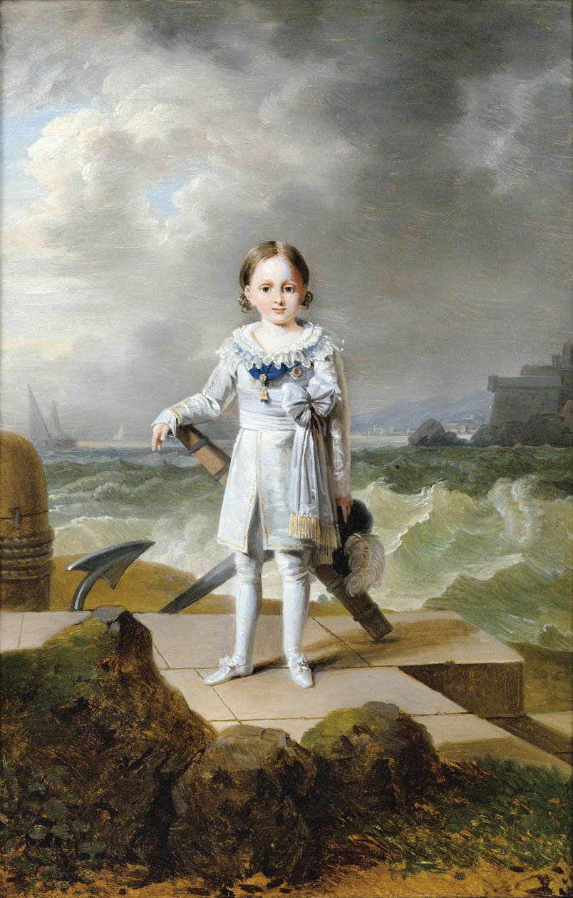 Portræt af Prins Napoleon Louis Bonaparte 1804-1831, ca. 1810 af François Joseph Kinson