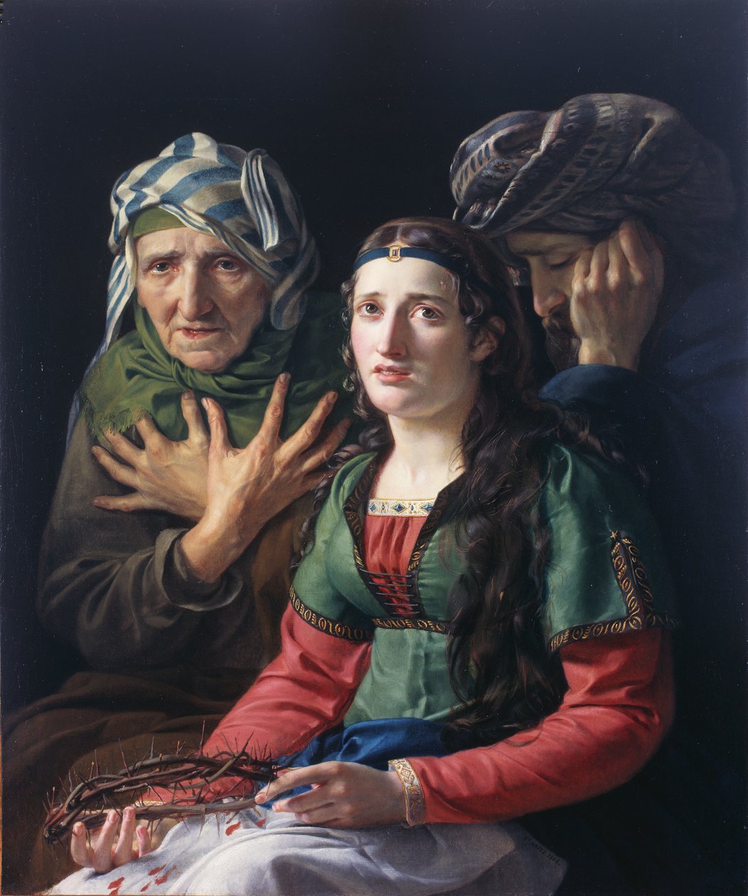 Sankt Veronica af Binasco af François Joseph Navez